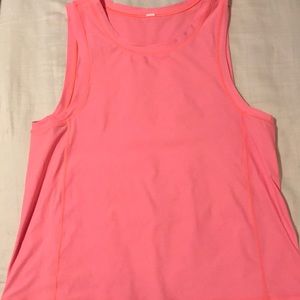 Pink Lululemon loose fit muscle tank
